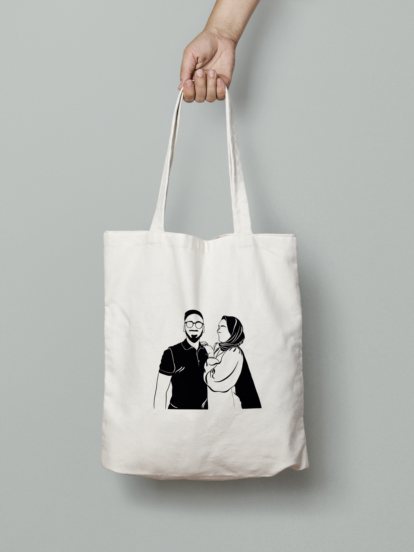 Line Drawing Tote bag