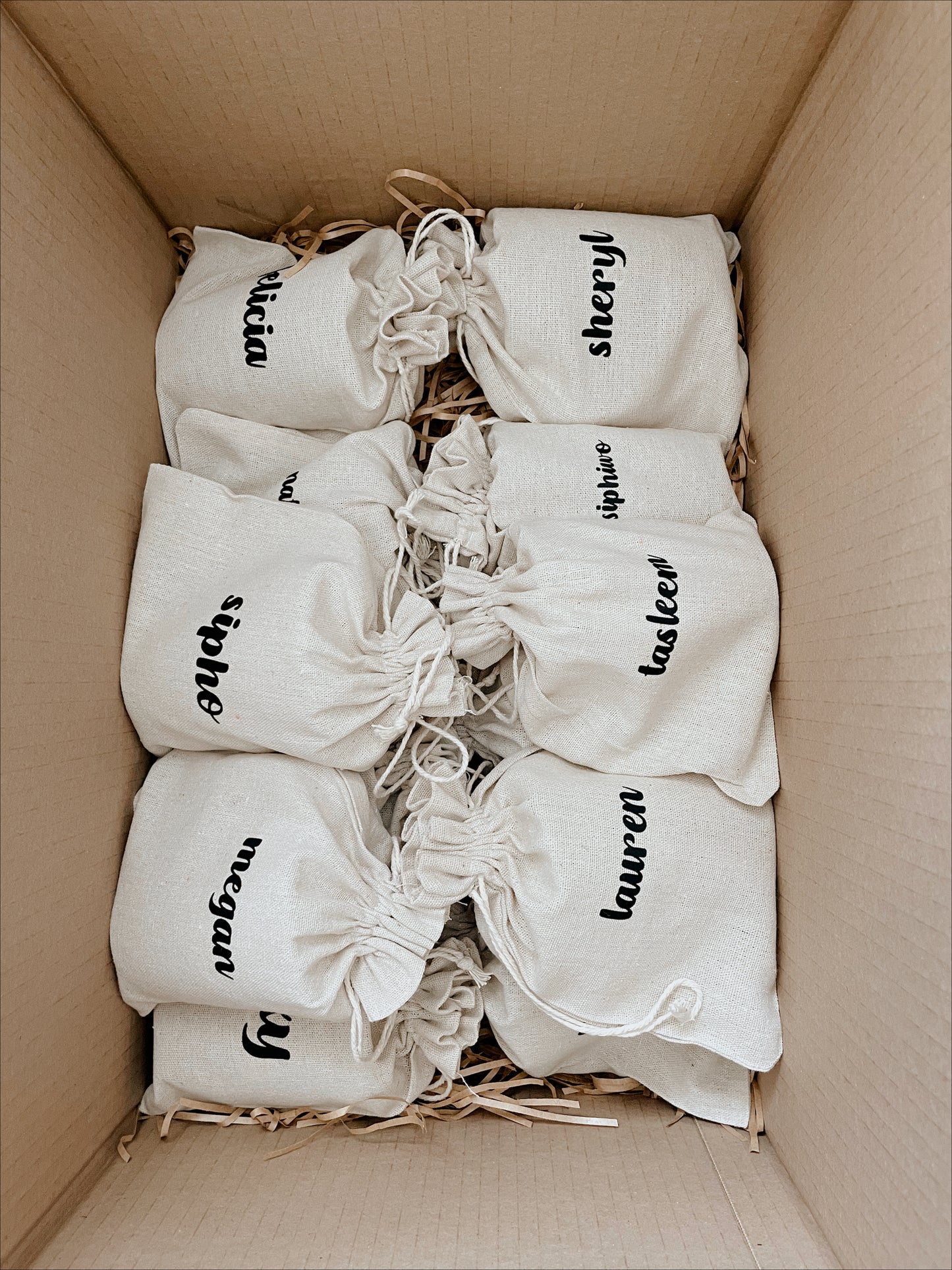 Personalised Hemp Bags
