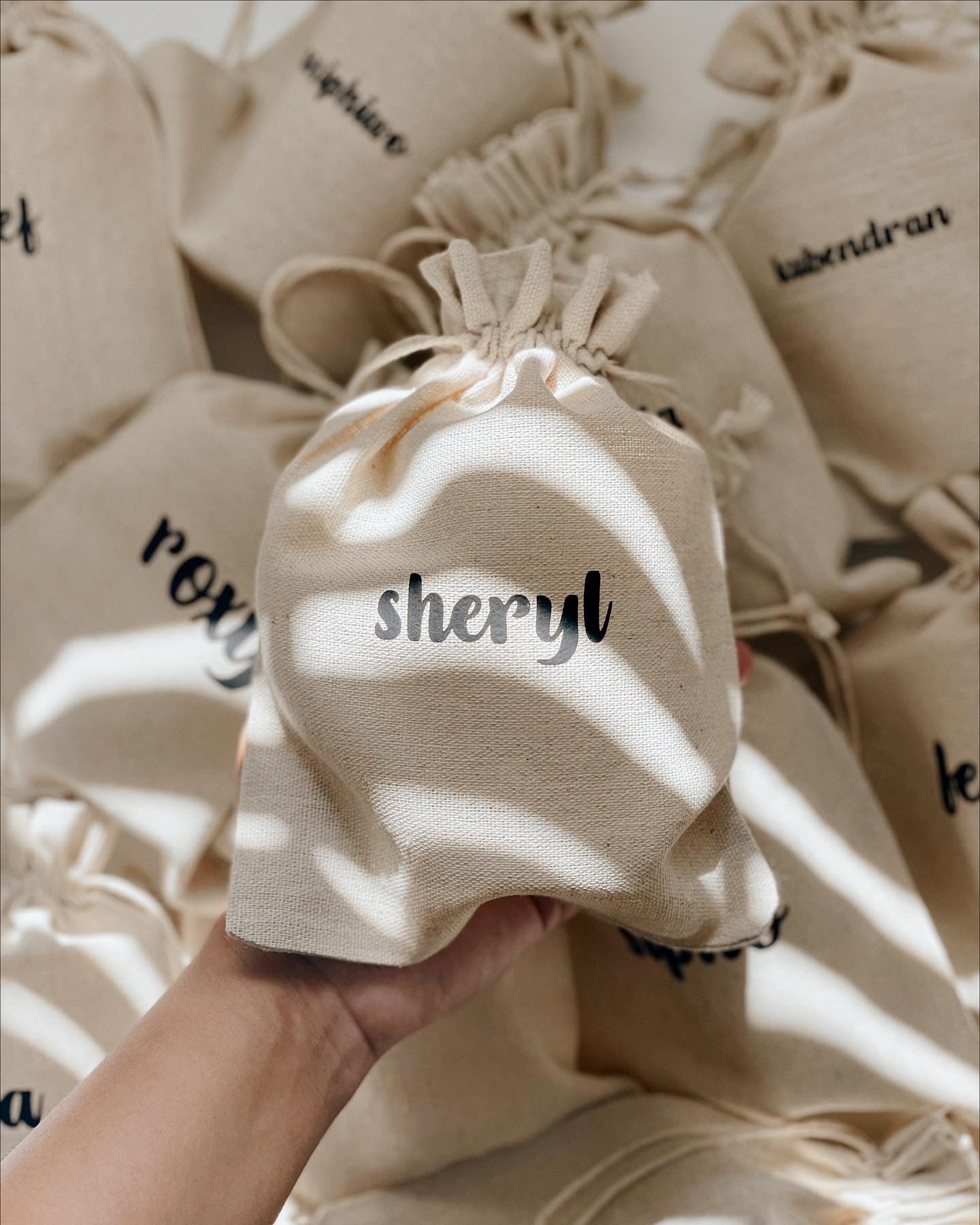 Personalised Hemp Bags