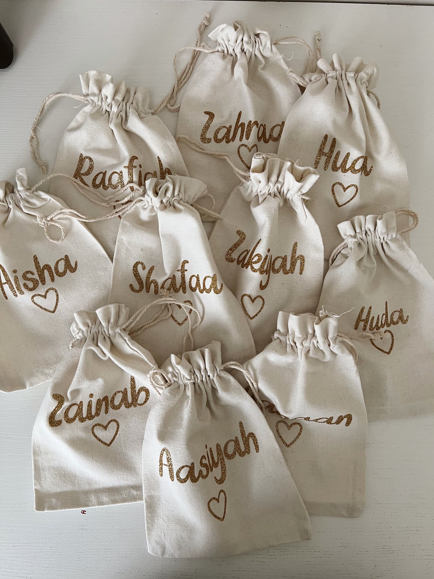 Personalised Hemp Bags